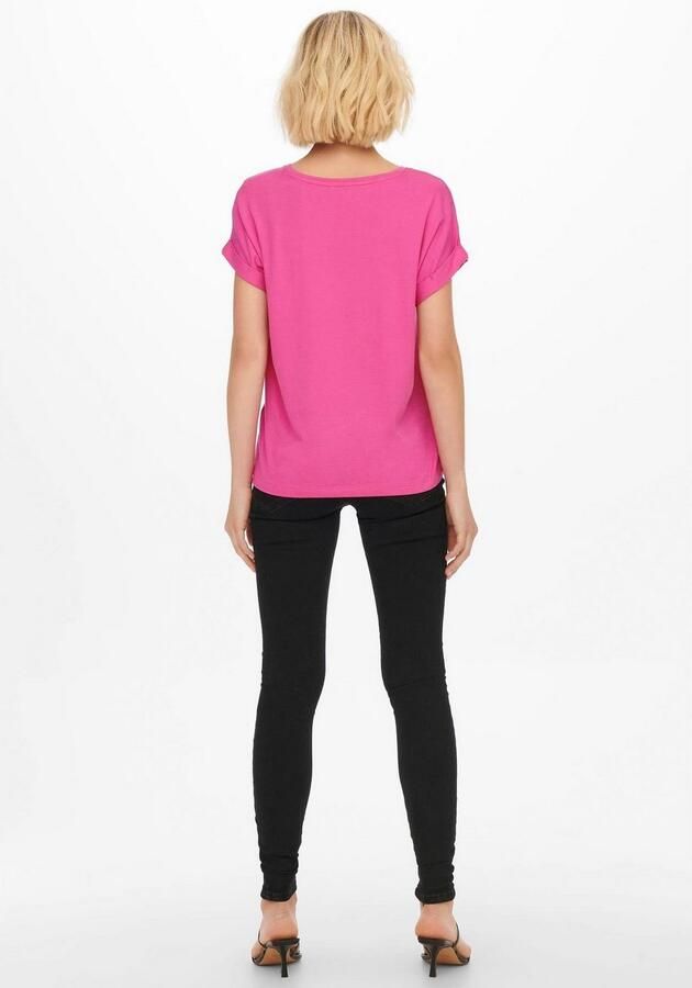 Only T-shirt ONLMOSTER – Shirt met korte mouwen en omslag en klassieke look - Foto 5