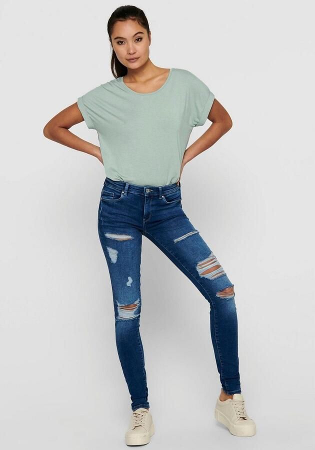 Only T-shirt ONLMOSTER – Shirt met korte mouwen en omslag en klassieke look - Foto 4