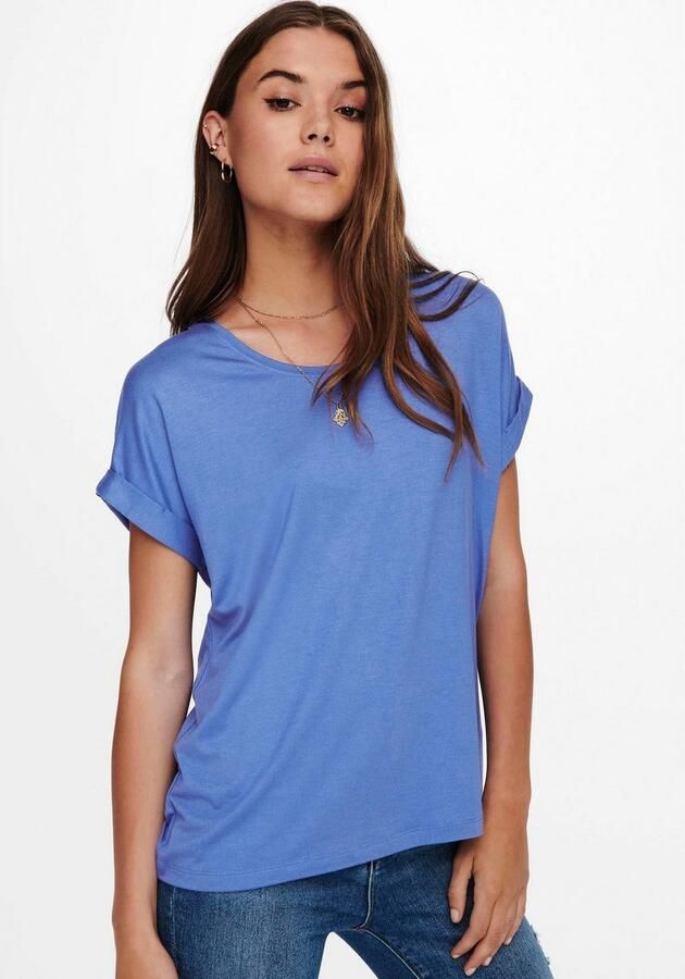 Only T-shirt ONLMOSTER – Shirt met korte mouwen en omslag en klassieke look - Foto 3