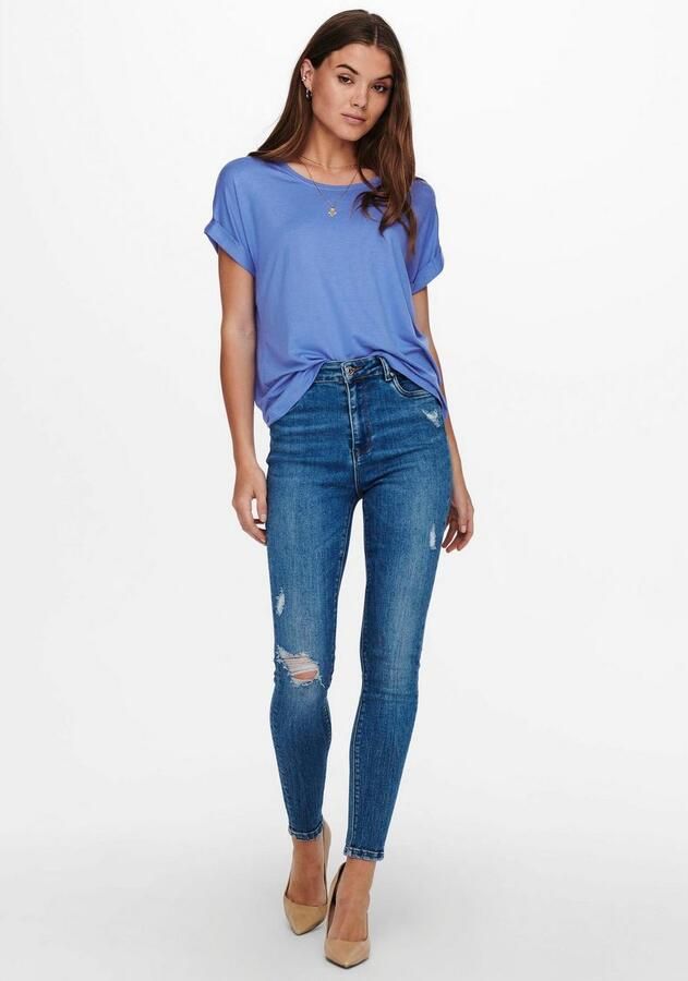 Only T-shirt ONLMOSTER – Shirt met korte mouwen en omslag en klassieke look - Foto 2