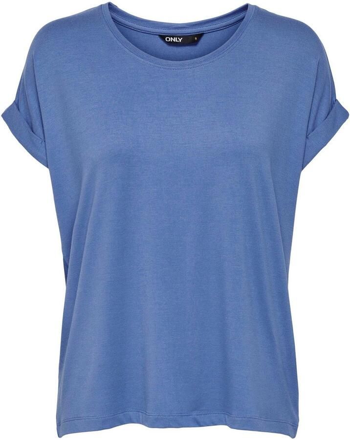 Only T-shirt ONLMOSTER – Shirt met korte mouwen en omslag en klassieke look