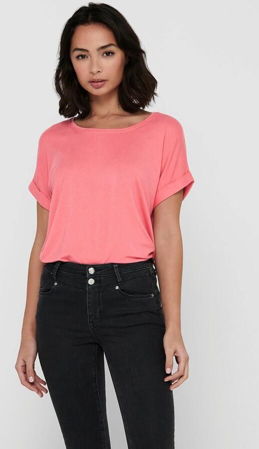 Only T-shirt ONLMOSTER – Shirt met korte mouwen en omslag en klassieke look - Foto 5