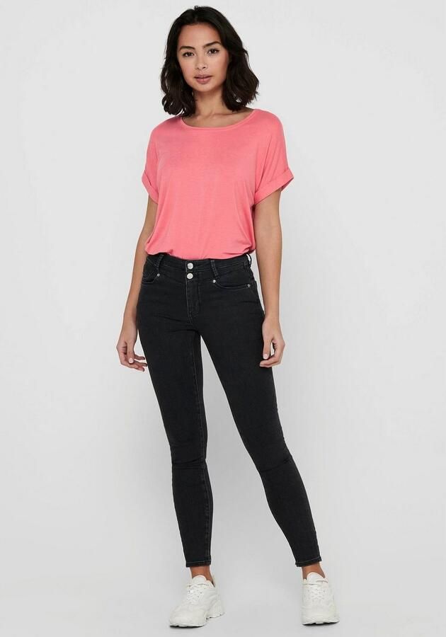 Only T-shirt ONLMOSTER – Shirt met korte mouwen en omslag en klassieke look - Foto 3