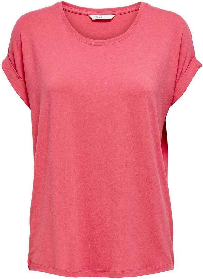 Only T-shirt ONLMOSTER – Shirt met korte mouwen en omslag en klassieke look