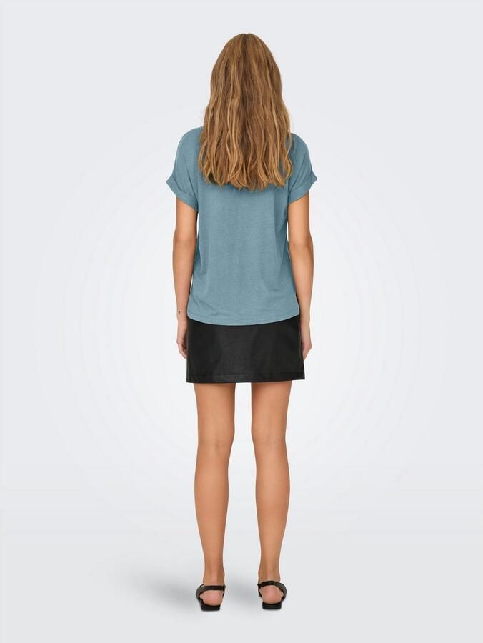 Only T-shirt ONLMOSTER – Shirt met korte mouwen en omslag en klassieke look - Foto 3