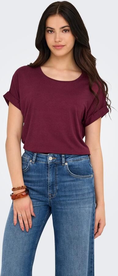 Only T-shirt ONLMOSTER – Shirt met korte mouwen en omslag en klassieke look - Foto 6