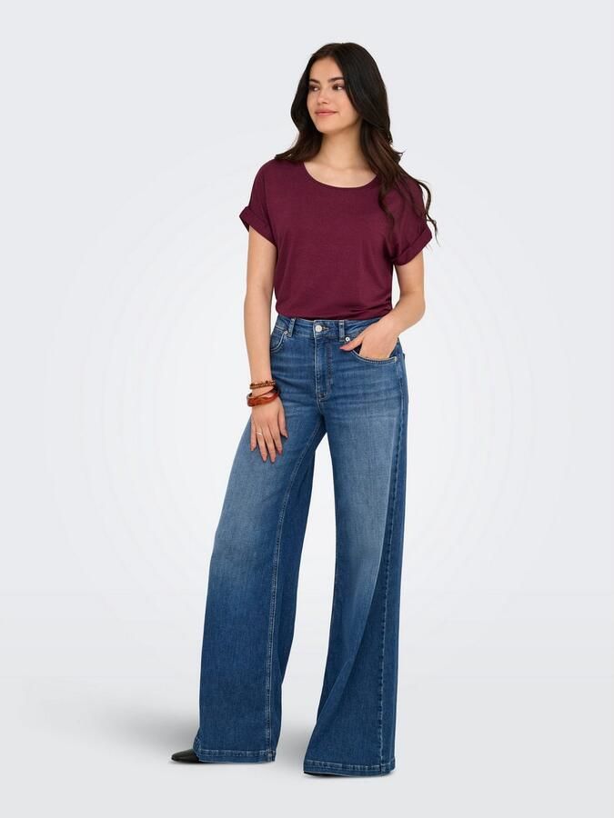 Only T-shirt ONLMOSTER – Shirt met korte mouwen en omslag en klassieke look - Foto 5