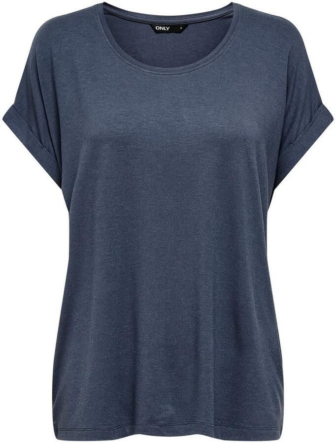 Only T-shirt ONLMOSTER – Shirt met korte mouwen en omslag en klassieke look