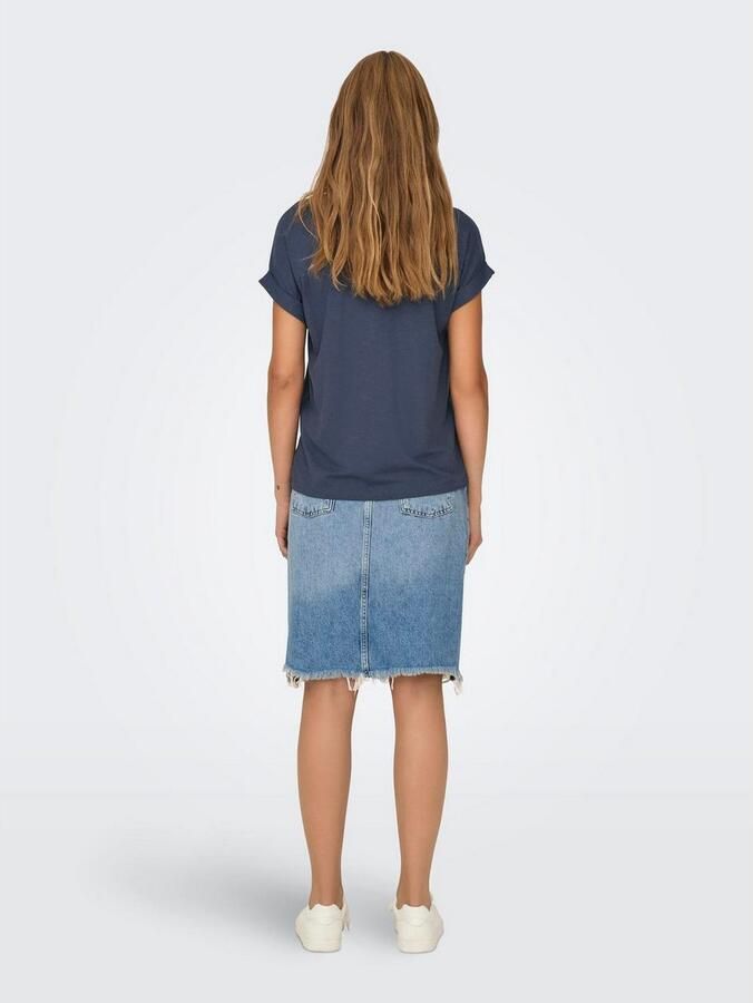 Only T-shirt ONLMOSTER – Shirt met korte mouwen en omslag en klassieke look - Foto 5