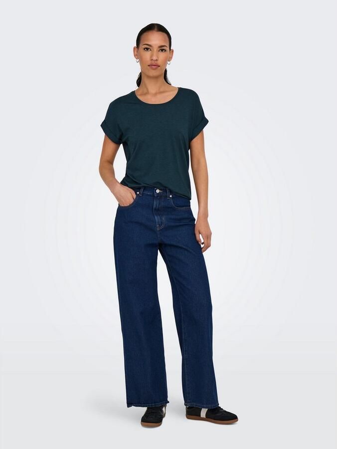 Only T-shirt ONLMOSTER – Shirt met korte mouwen en omslag en klassieke look - Foto 4