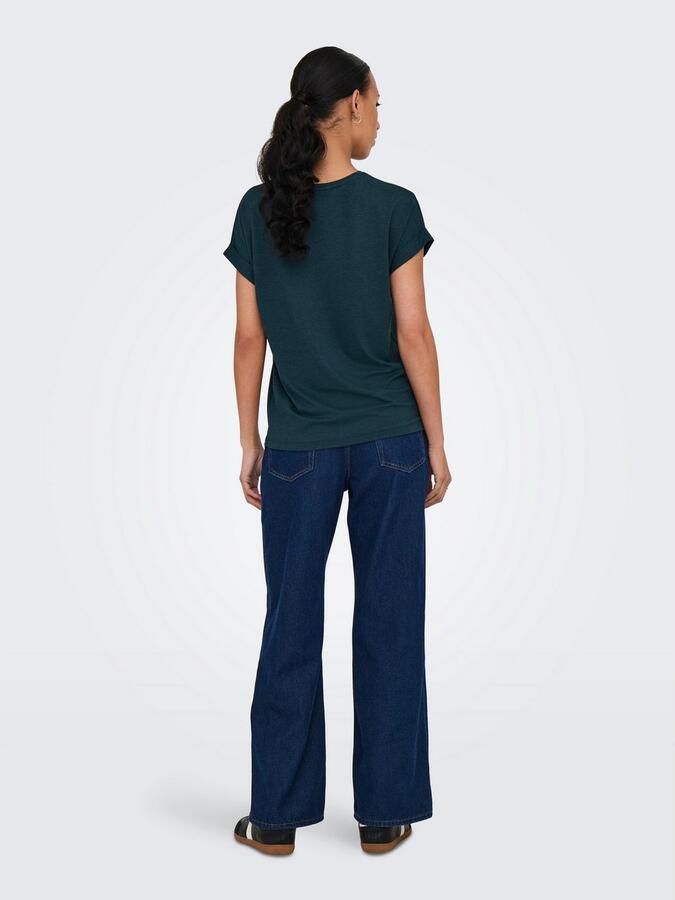 Only T-shirt ONLMOSTER – Shirt met korte mouwen en omslag en klassieke look - Foto 5