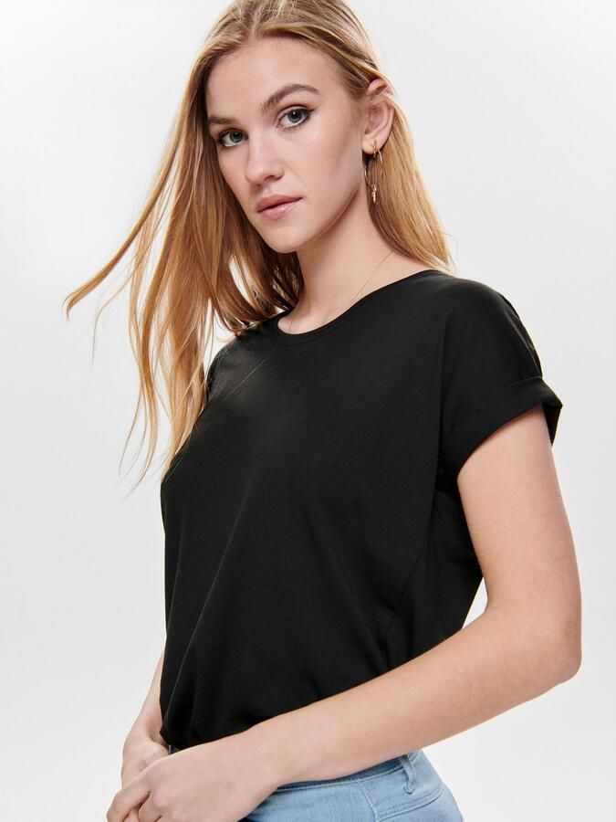 Only T-shirt ONLMOSTER – T-shirt met gemêleerde look en elastisch materiaal - Foto 6
