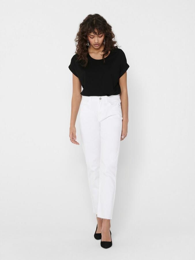 Only T-shirt ONLMOSTER – T-shirt met gemêleerde look en elastisch materiaal - Foto 5