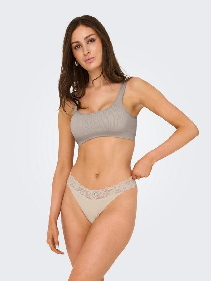 Only Tanga ONLCHLOE LACE S.S THONG 3-PACK ACC (set 3 stuks) - Foto 5