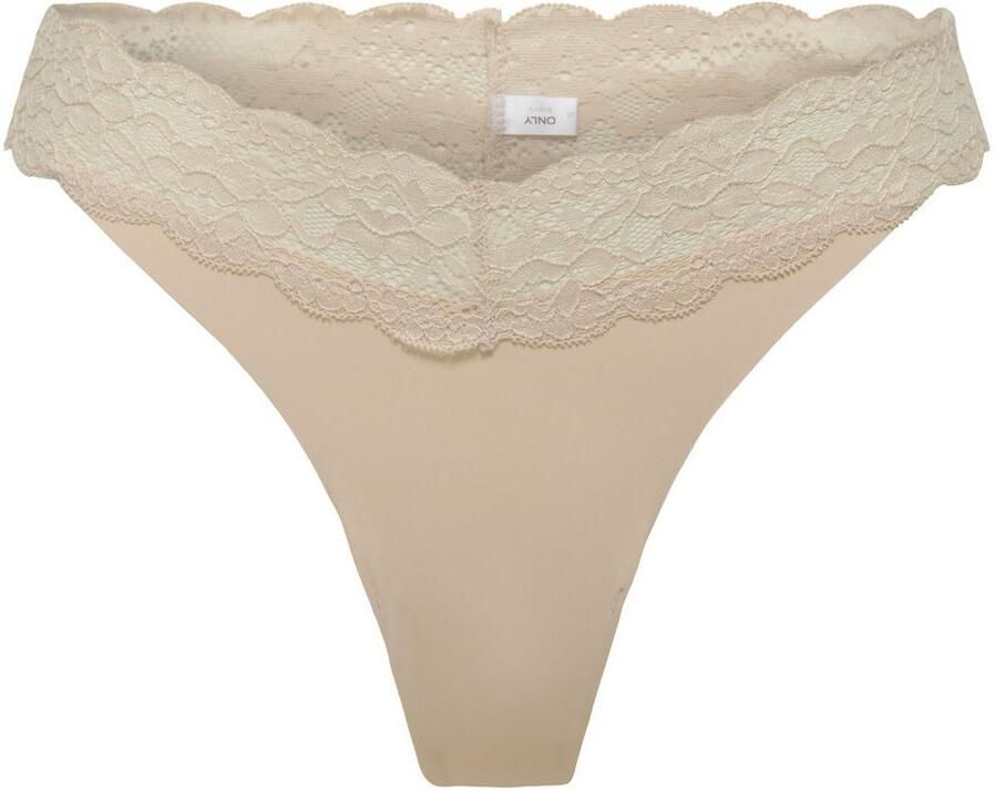 Only Tanga ONLCHLOE LACE S.S THONG 3-PACK ACC (set 3 stuks)