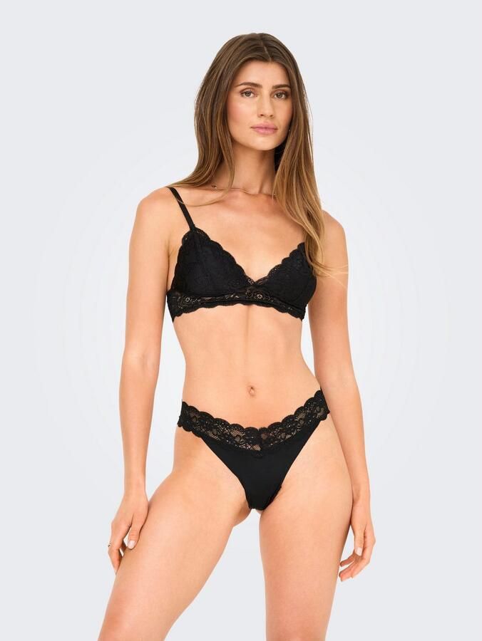 Only Tanga ONLCHLOE LACE S.S THONG 3-PACK ACC (set 3 stuks) - Foto 7