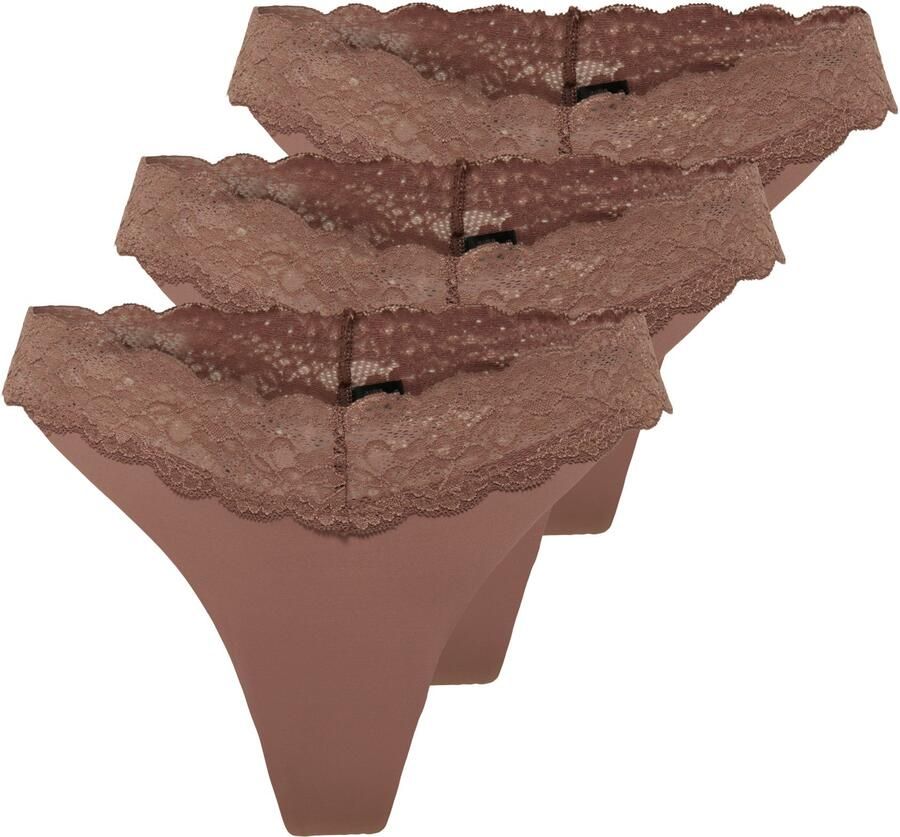Only Tanga ONLCHLOE LACE S.S THONG 3-PACK ACC (set 3 stuks) - Foto 7