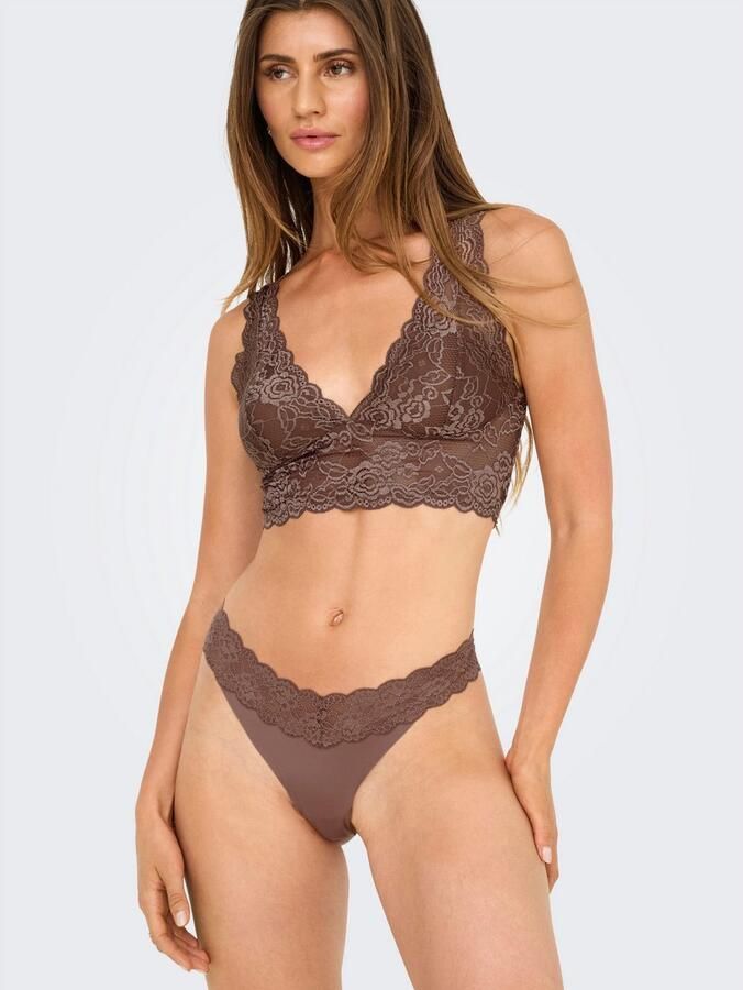 Only Tanga ONLCHLOE LACE S.S THONG 3-PACK ACC (set 3 stuks) - Foto 4