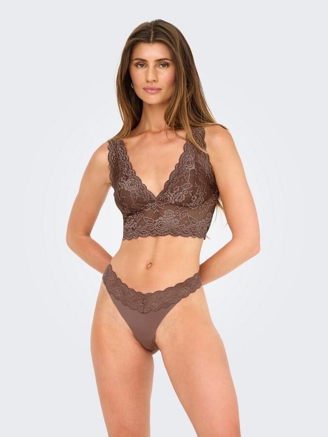 Only Tanga ONLCHLOE LACE S.S THONG 3-PACK ACC (set 3 stuks) - Foto 5