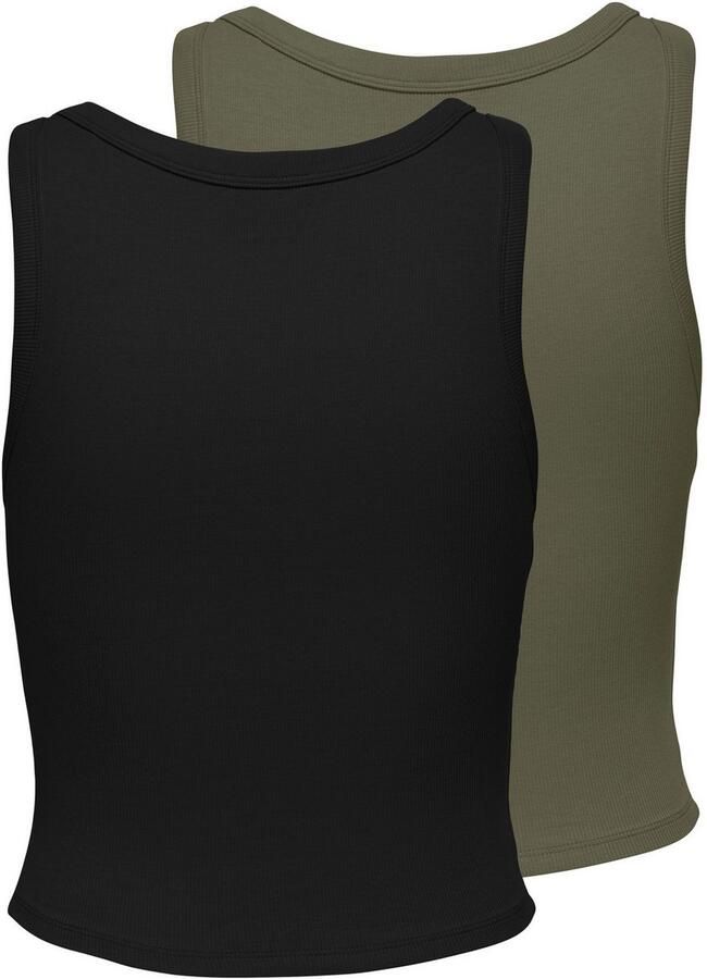 Only Tanktop ONLEASY S L TANK TOP JRS 2 PACK (set 2-delig) - Foto 5