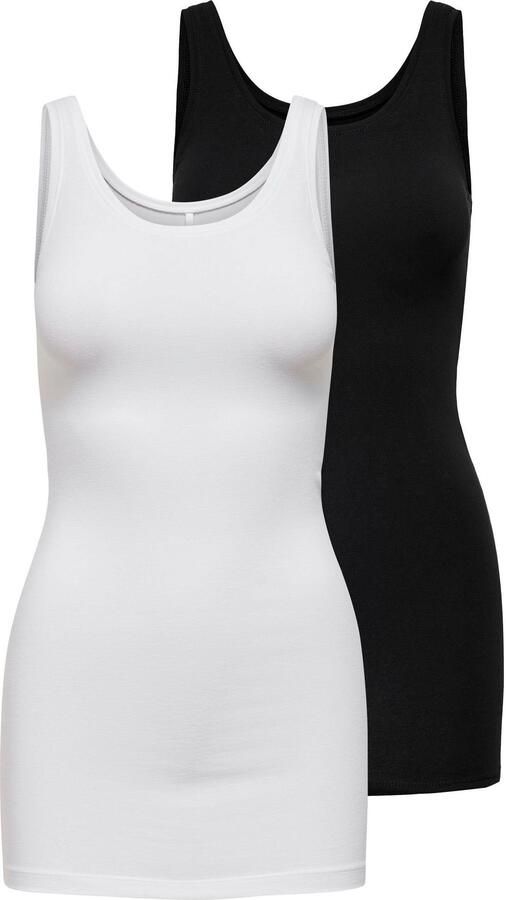 Only Tanktop ONLLIVE – Slim-fit tanktops met stretch voor optimale pasvorm (2-delig Set van 2) - Foto 8