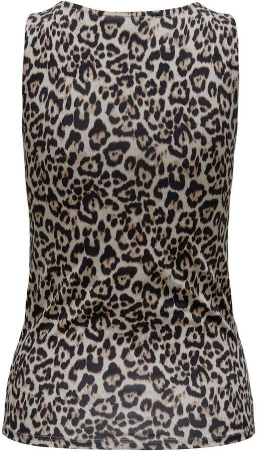 Only Tanktop ONLLONE AOP LEO 2-WAY S L TOP JRS Met diepe uitsnijding voor of achter te dragen