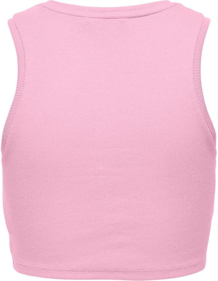 Only Slim fit korte tops van katoenmix model 'VILMA'