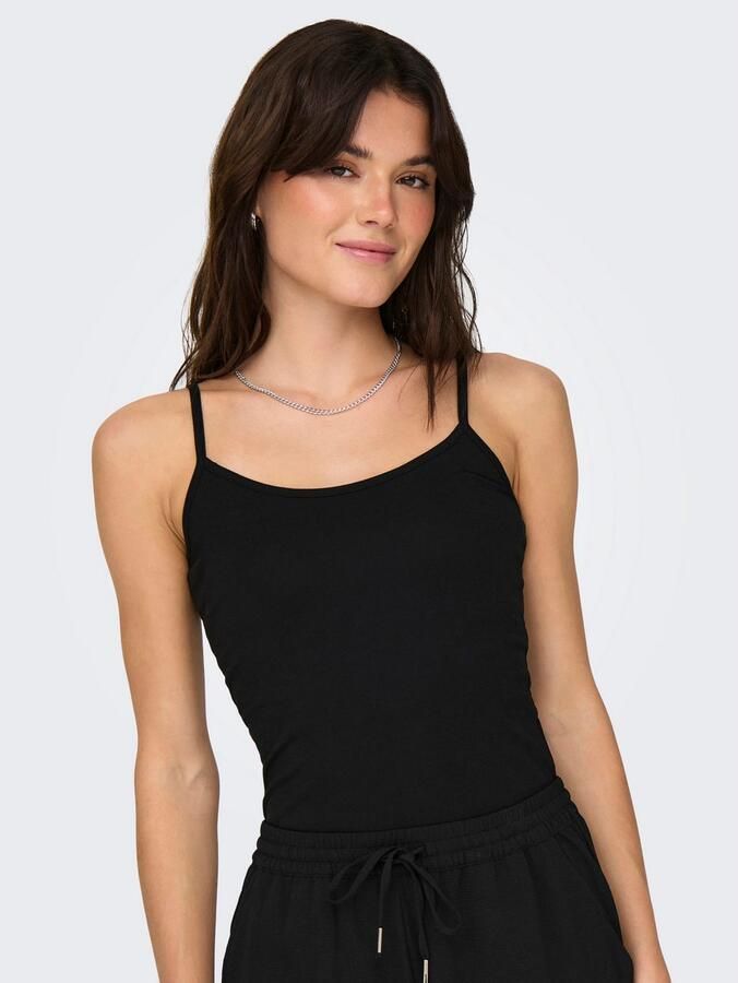 Only Top met spaghettibandjes ONLLOVE – Spaghettitops in duopack met elastisch draagcomfort (set 2-delig)