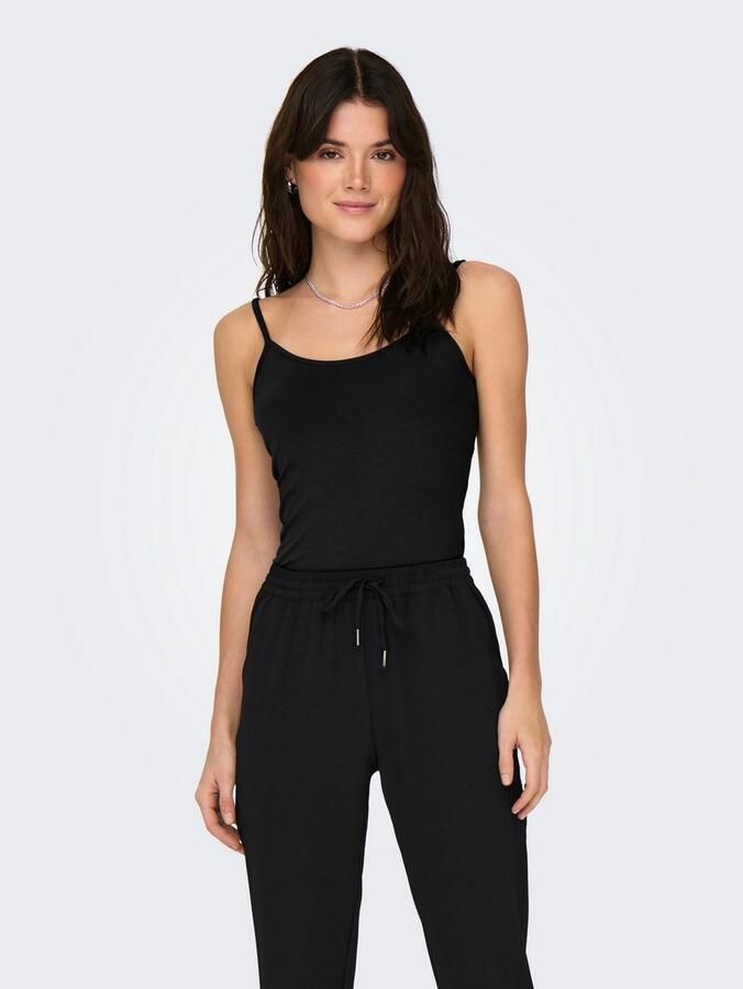 Only Top met spaghettibandjes ONLLOVE – Spaghettitops in duopack met elastisch draagcomfort (set 2-delig)