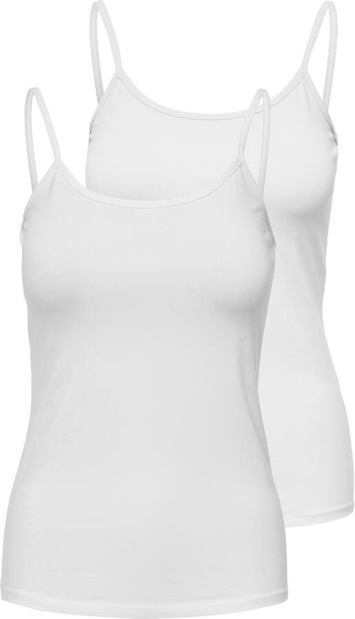Only Top met spaghettibandjes ONLLOVE – Spaghettitops in duopack met elastisch draagcomfort (set 2-delig) - Foto 4