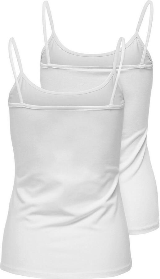 Only Top met spaghettibandjes ONLLOVE – Spaghettitops in duopack met elastisch draagcomfort (set 2-delig) - Foto 3