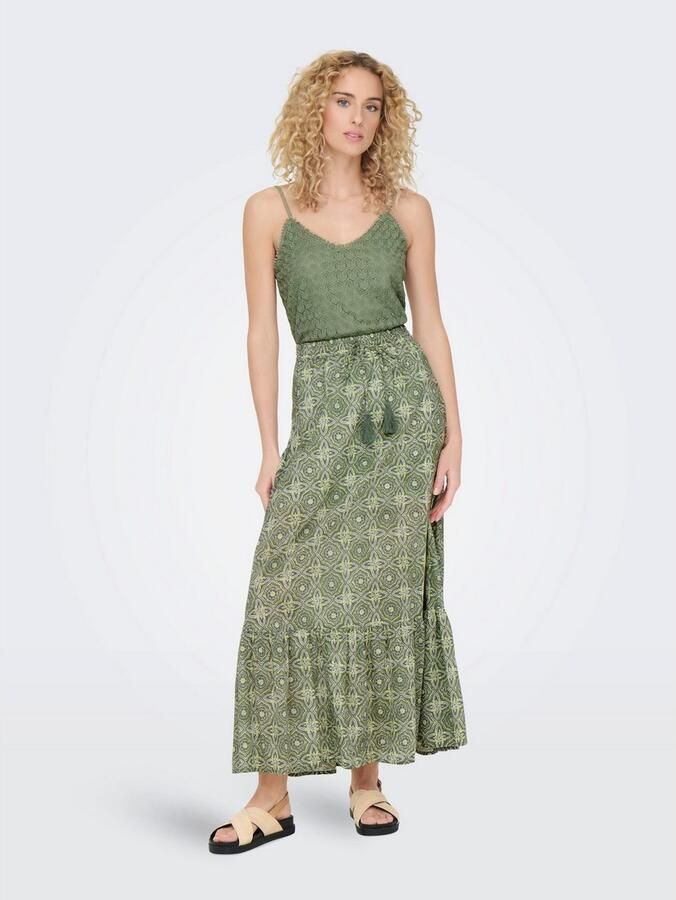 Only Top met spaghettibandjes ONLPATRICIA SINGLET JRS - Foto 3