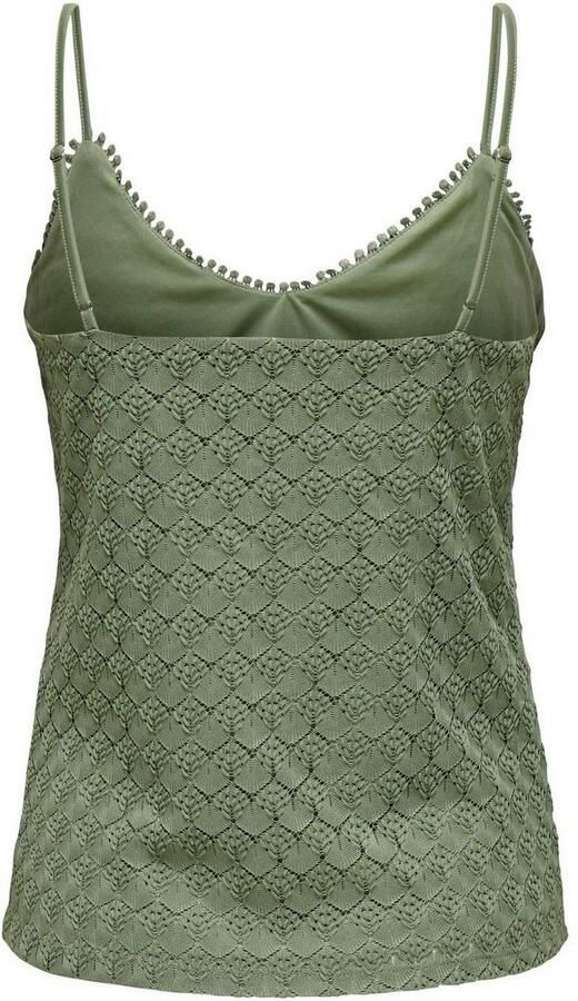 Only Top met spaghettibandjes ONLPATRICIA SINGLET JRS - Foto 5
