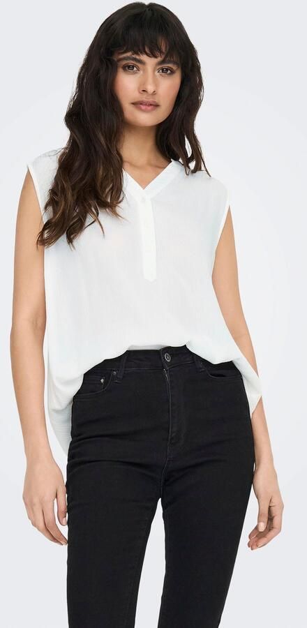 Only Top ONLJETTE – Blousetop met V-hals en knoopsluiting - Foto 6