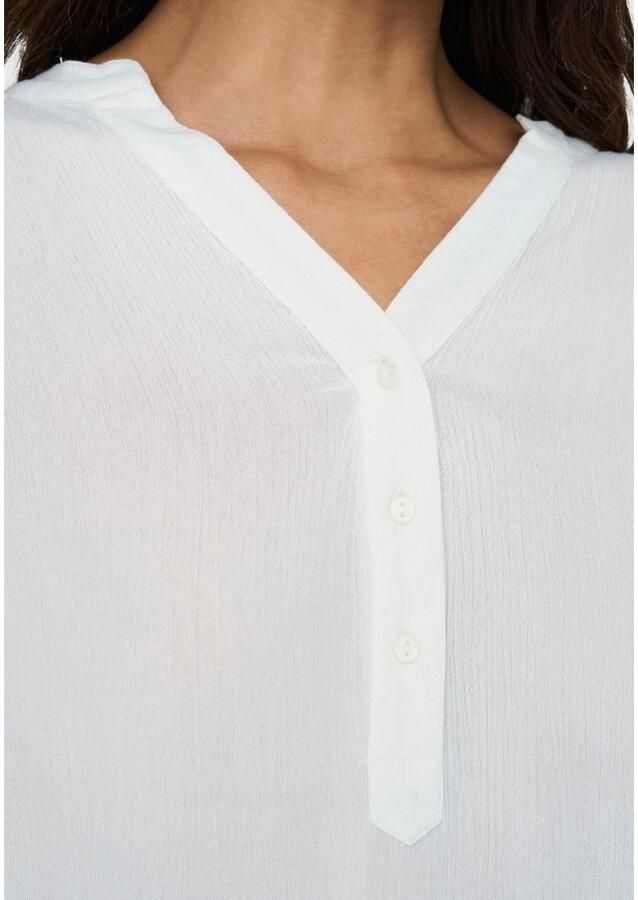 Only Top ONLJETTE – Blousetop met V-hals en knoopsluiting