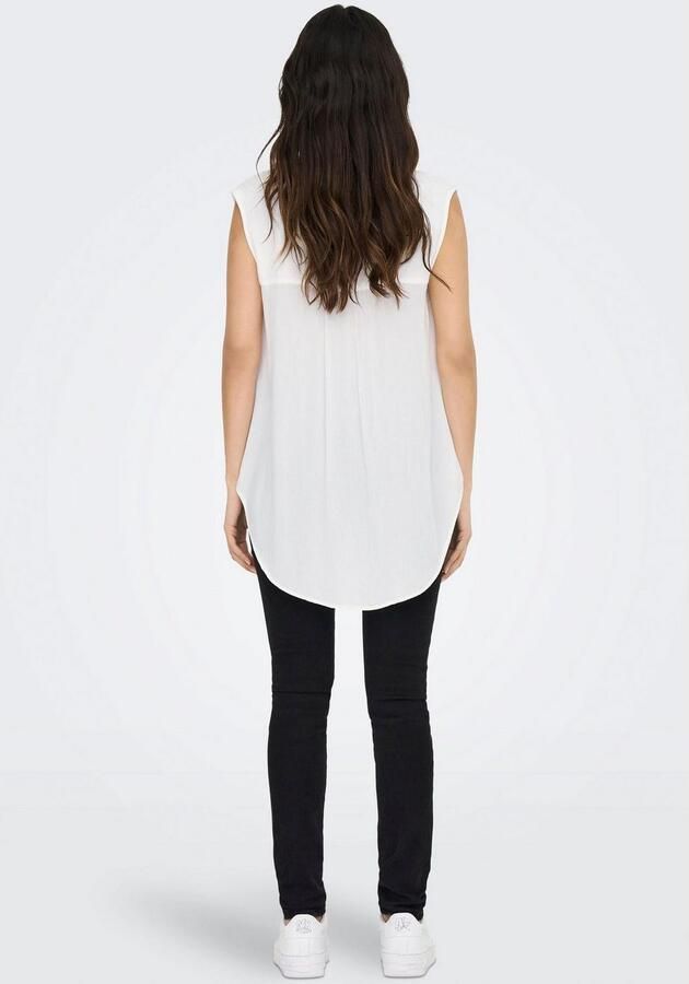Only Top ONLJETTE – Blousetop met V-hals en knoopsluiting - Foto 4