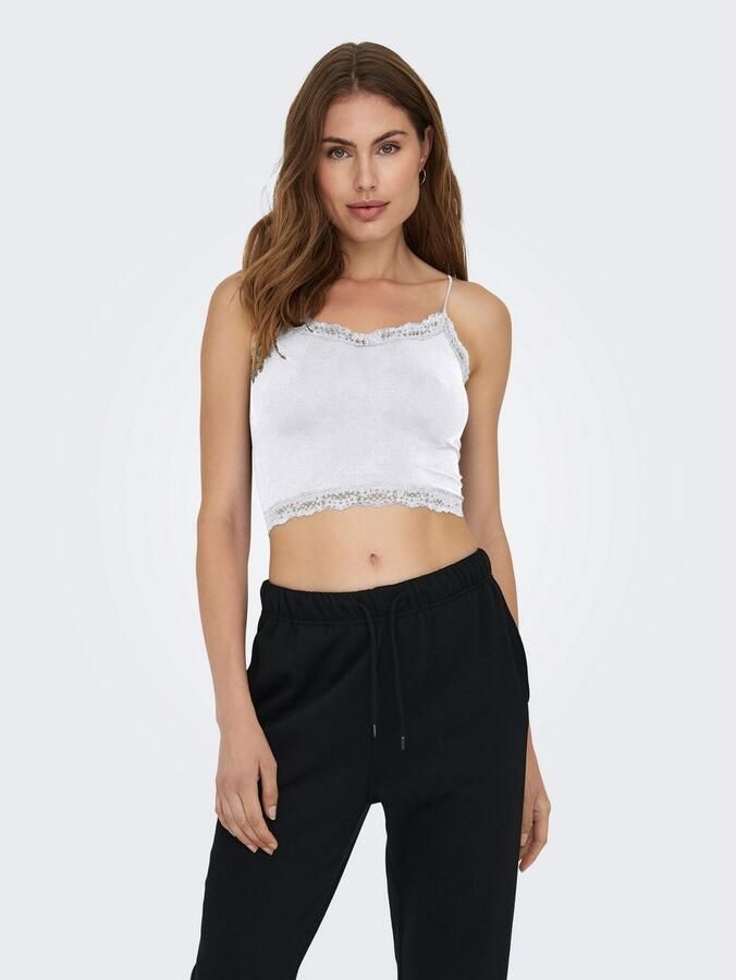 Only Top ONLVICKY LACE SEAML 2-PACK CROPPED TOP (set 2-delig)