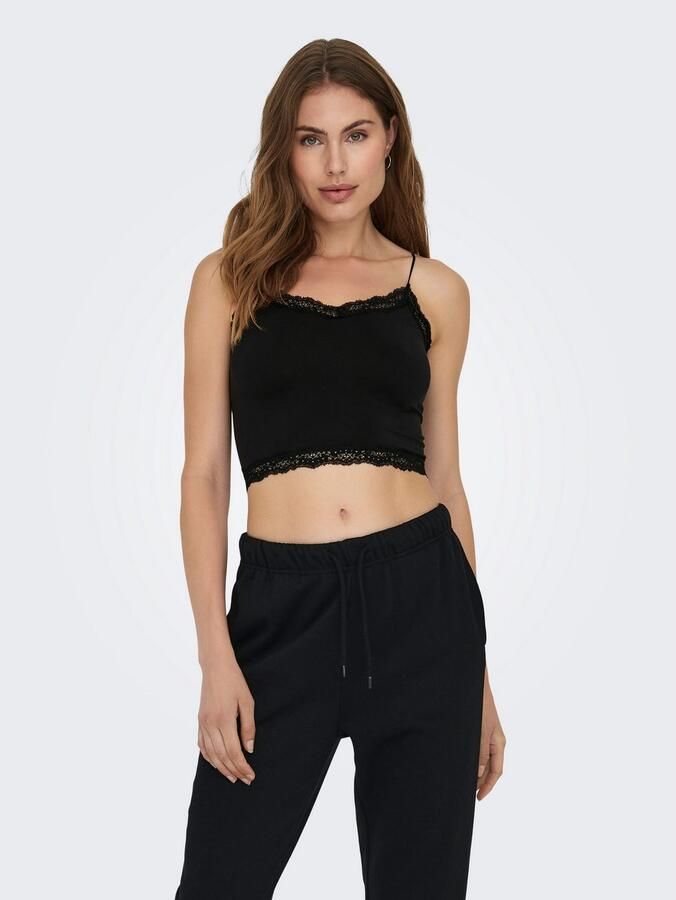 Only Top ONLVICKY LACE SEAML 2-PACK CROPPED TOP (set 2-delig) - Foto 3