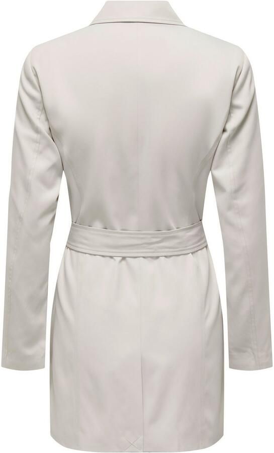 ONLY trenchcoat jas ONLVALERIE met ceintuur lichtgrijs - Foto 5