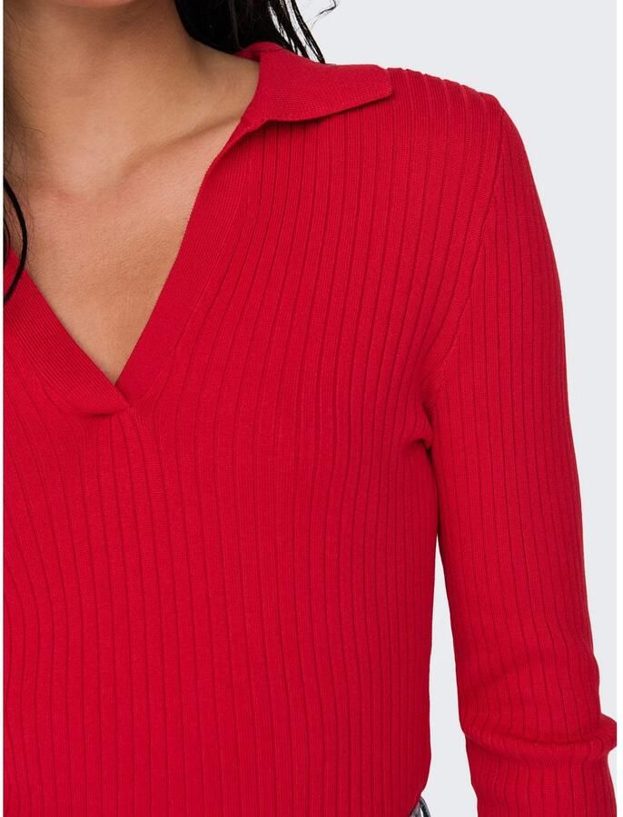 Only Trui met polokraag ONLKAYA LS POLO PULLOVER EX KNT