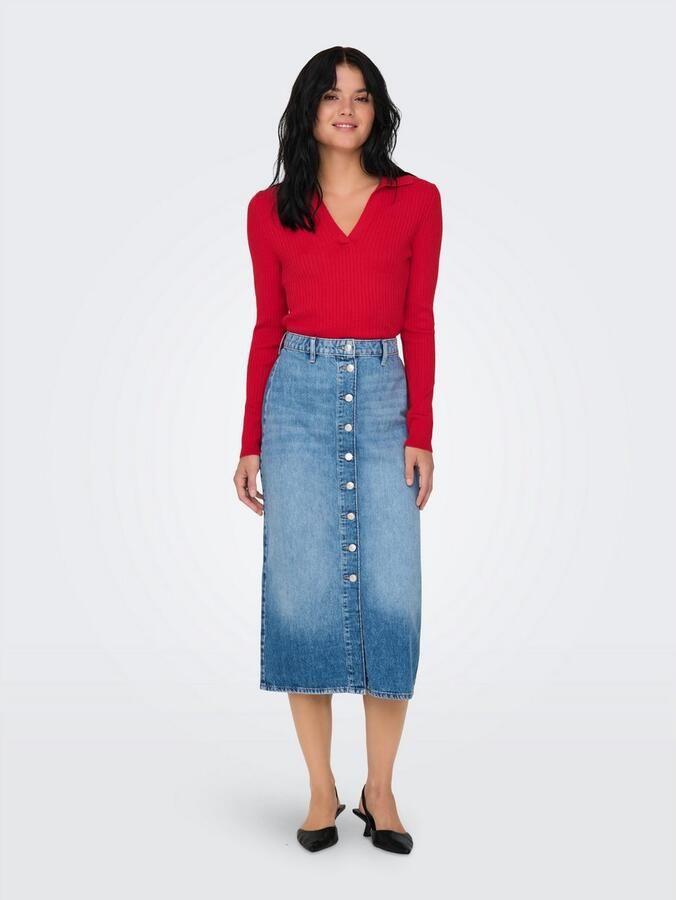 Only Trui met polokraag ONLKAYA LS POLO PULLOVER EX KNT - Foto 3