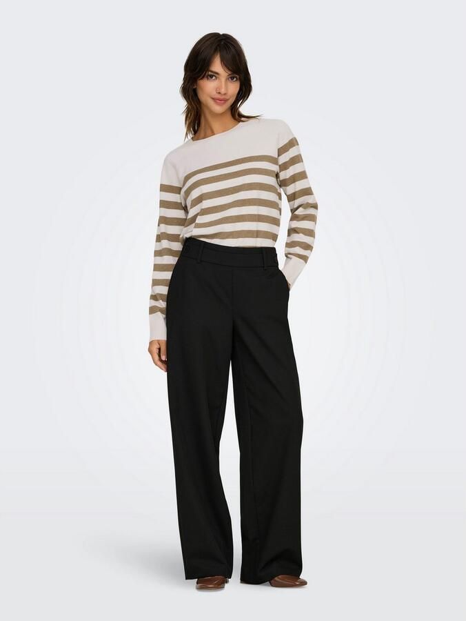 Only Trui met ronde hals ONLAMA LIFE LS RAGLAN O-NECK CC KNT - Foto 4