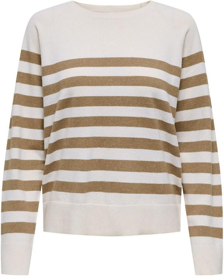Only Trui met ronde hals ONLAMA LIFE LS RAGLAN O-NECK CC KNT