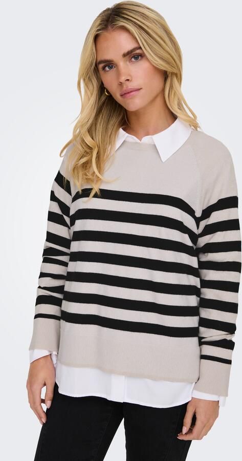 Only Trui met ronde hals ONLAMA LIFE LS RAGLAN O-NECK CC KNT - Foto 6
