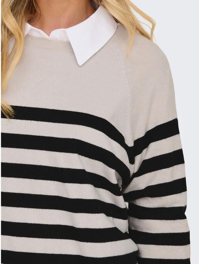 Only Trui met ronde hals ONLAMA LIFE LS RAGLAN O-NECK CC KNT - Foto 2