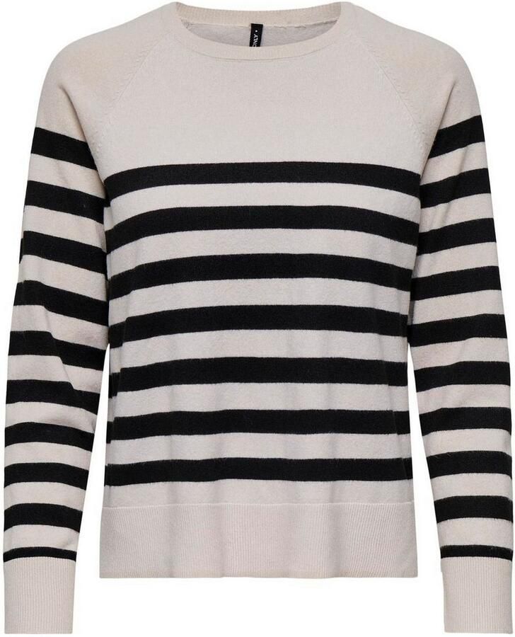 Only Trui met ronde hals ONLAMA LIFE LS RAGLAN O-NECK CC KNT