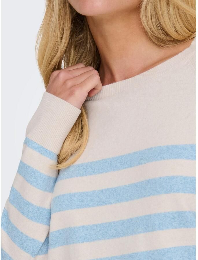 Only Trui met ronde hals ONLAMA LIFE LS RAGLAN O-NECK CC KNT - Foto 2