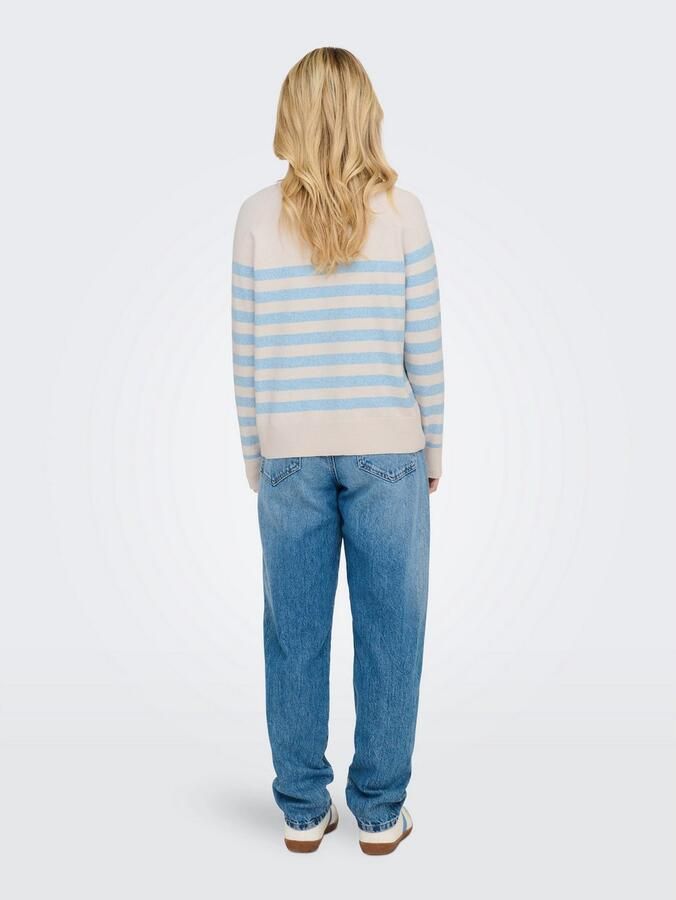 Only Trui met ronde hals ONLAMA LIFE LS RAGLAN O-NECK CC KNT - Foto 5