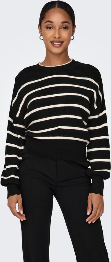 Only Trui met ronde hals ONLIBI LS O-NECK NOOS KNT - Foto 6