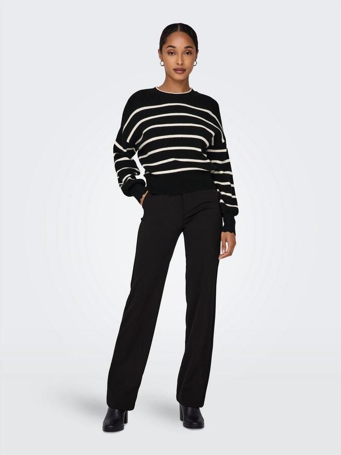 Only Trui met ronde hals ONLIBI LS O-NECK NOOS KNT - Foto 4